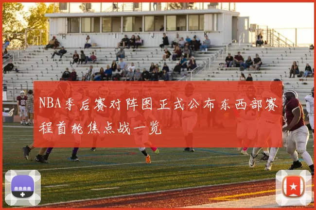 NBA季后赛对阵图正式公布东西部赛程首轮焦点战一览